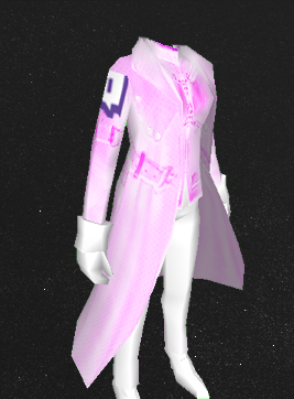 Coat Twitch Morado con Blanco